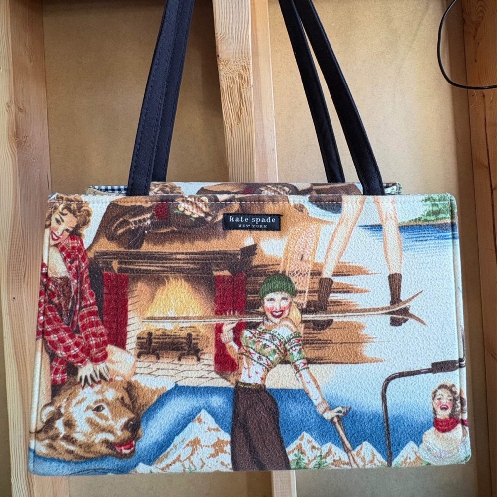 Kate Spade Vintage Winter Cabin Purse